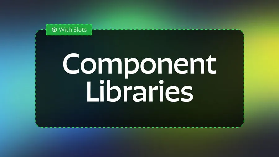 Component Libraries in Webflow
