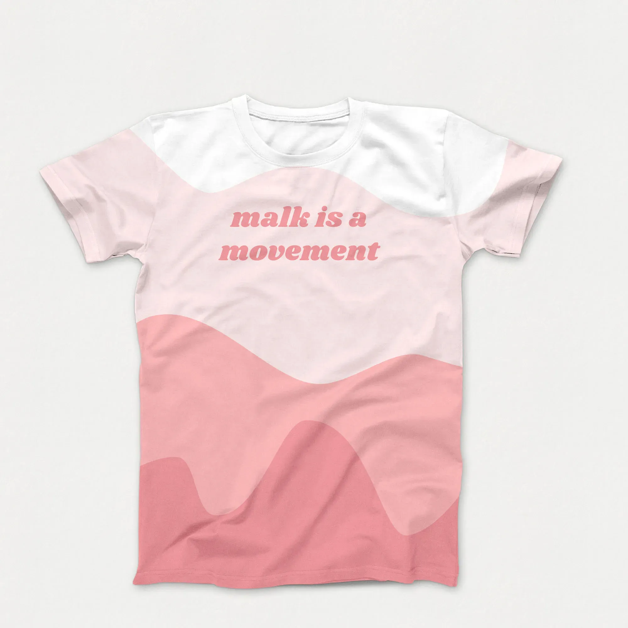 A t-shirt reading Malk Is a Movement