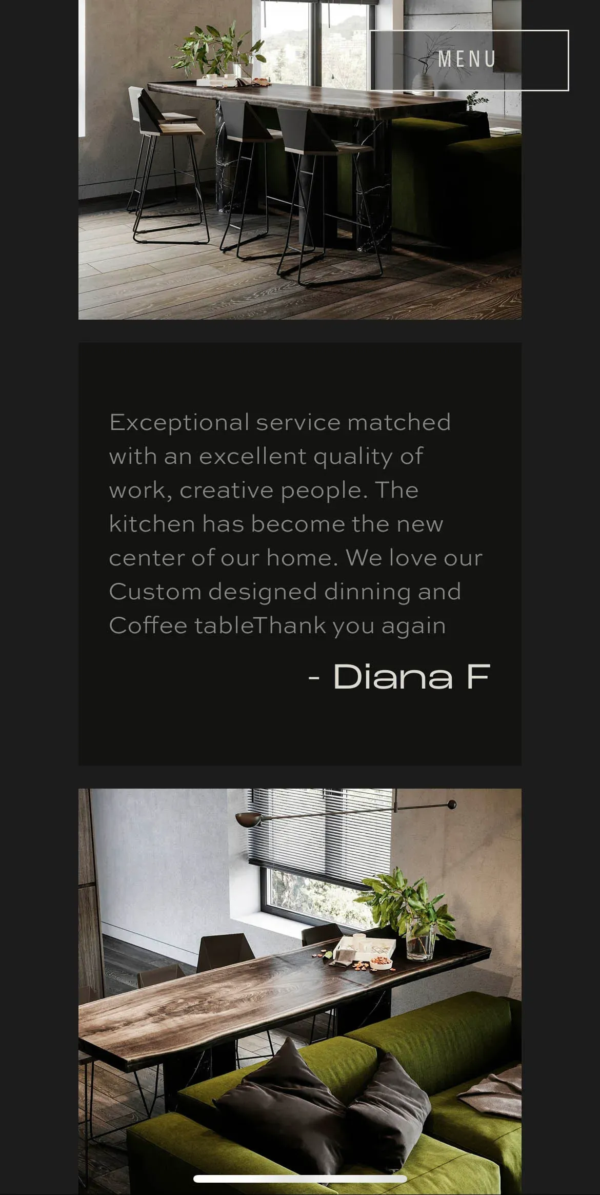 The Linea 7 gallery page on a phone