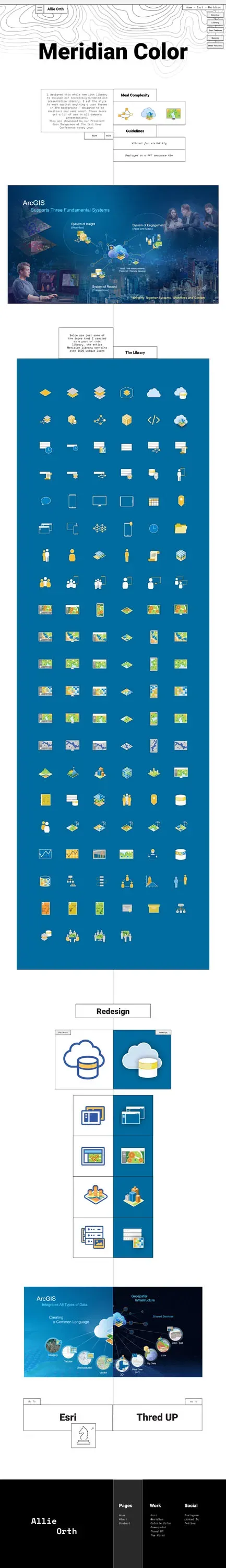 The Meridian color project page