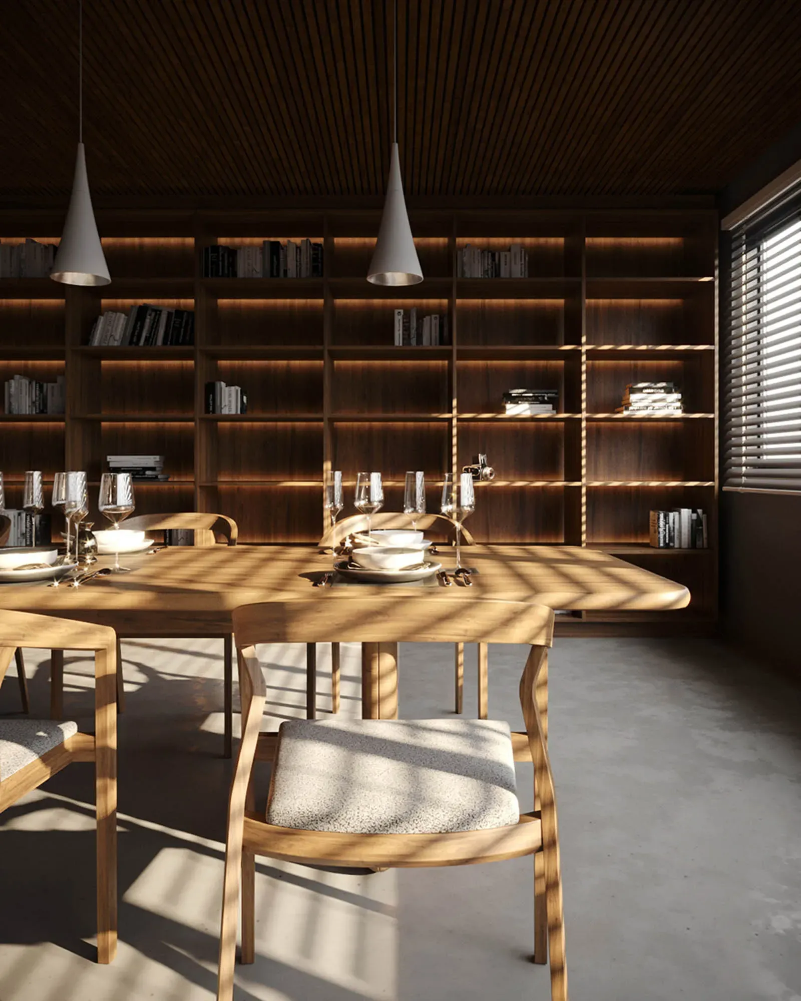 A detail of Takahiro's home, designed by Linea 7