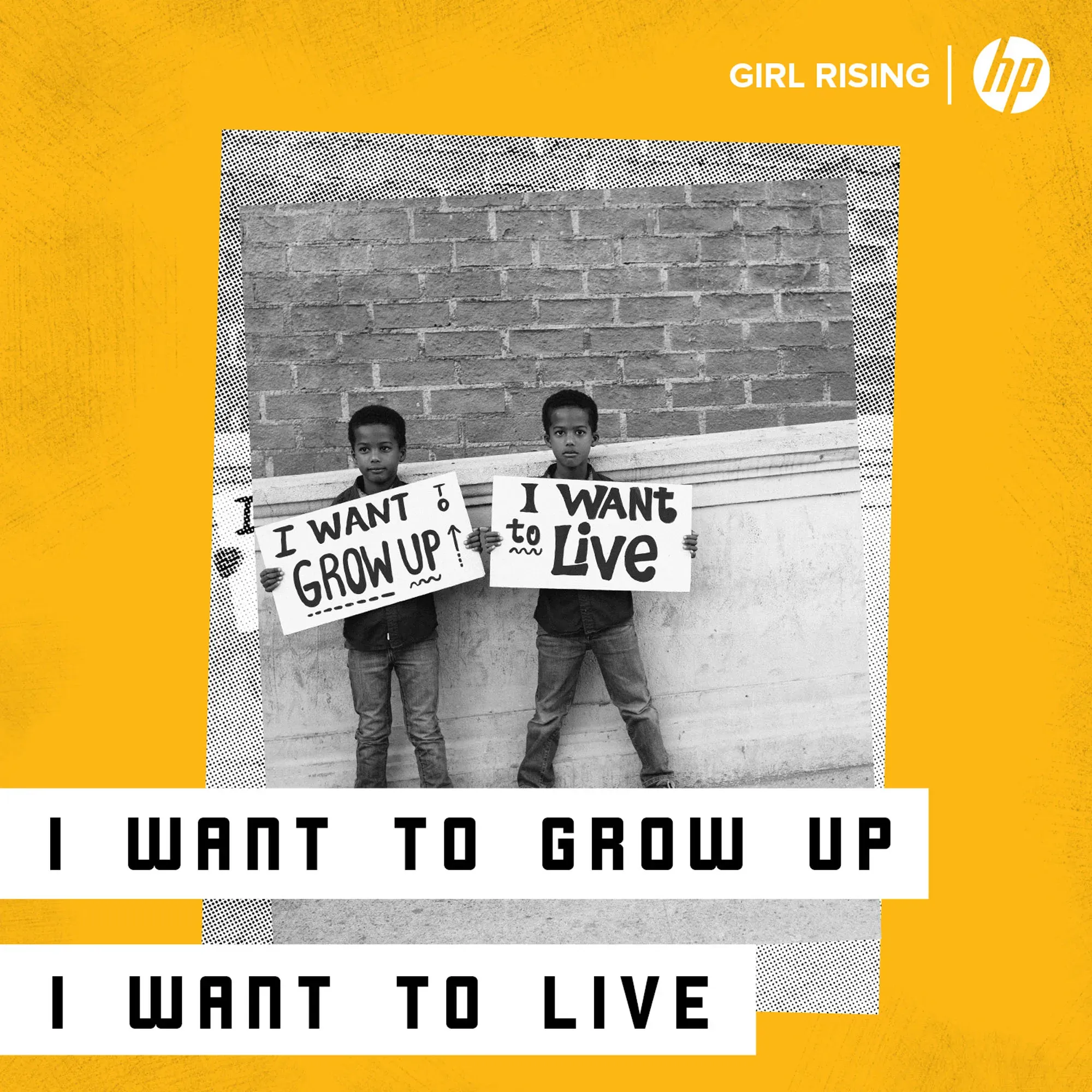 A social media post featuring campaign participants